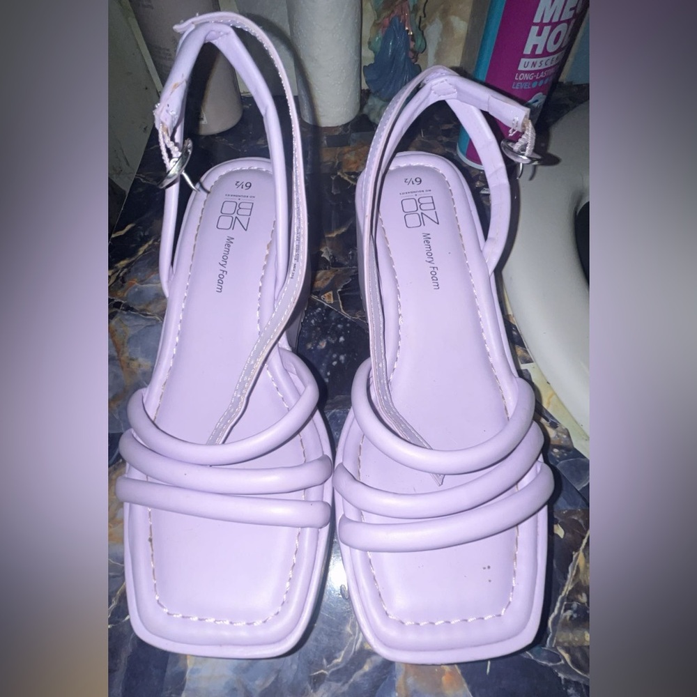 Purple Sandals Comfortable Shoes